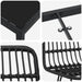 Set de masă pentru grădină 9 pcs Negru - WALTI WALTI