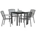 Set de masă pentru grădină 5 pcs Antracit - WALTI WALTI