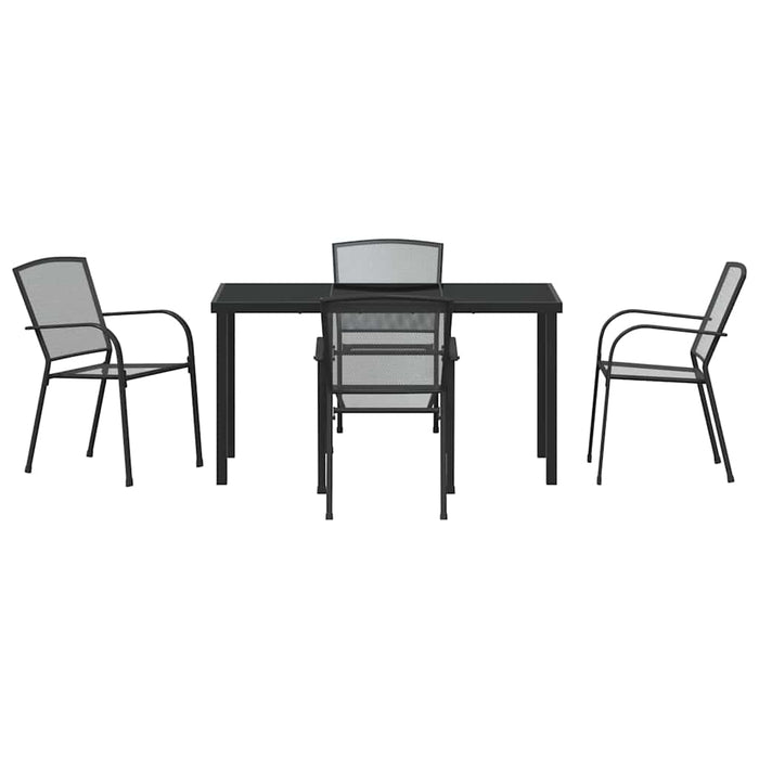 Set de masă pentru grădină 5 pcs Antracit - WALTI WALTI
