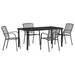 Set de masă pentru grădină 5 pcs Antracit - WALTI WALTI