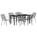 Set de masă pentru grădină 7 pcs Antracit - WALTI WALTI