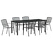 Set de masă pentru grădină 7 pcs Antracit - WALTI WALTI