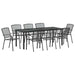 Set de masă pentru grădină 9 pcs Antracit - WALTI WALTI