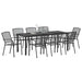Set de masă pentru grădină 9 pcs Antracit - WALTI WALTI