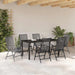 Set de masă pentru grădină 7 pcs Antracit - WALTI WALTI