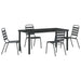 Set de masă pentru grădină 5 pcs Antracit - WALTI WALTI