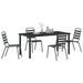 Set de masă pentru grădină 5 pcs Antracit - WALTI WALTI