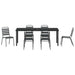 Set de masă pentru grădină 7 pcs Antracit - WALTI WALTI