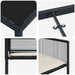 Set de masă pentru grădină 9 pcs Negru - WALTI WALTI