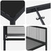 Set de masă pentru grădină 9 pcs Negru - WALTI WALTI