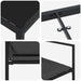 Set de masă pentru grădină 9 pcs Negru - WALTI WALTI