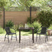 Set de masă pentru grădină 3 pcs Negru Rattan poli - WALTI WALTI