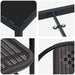 Set de masă pentru grădină 5 pcs Negru Rattan poli - WALTI WALTI