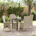 Scaune de Grădină Reclinabile 5 pcs Bej 80 x 80 x 73 cm - WALTI WALTI