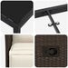 Set de masă pentru grădină cu pernă 7 pcs Maro poliratan - WALTI WALTI