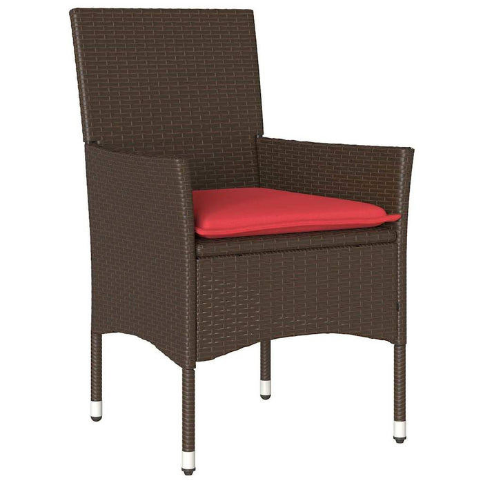 Set de masă și scaune cu pernă 5 pcs Maro Ratan PE - WALTI WALTI