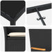 Set de masă pentru grădină cu pernă 7 pcs Negru poliratan - WALTI WALTI