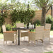 Set de masă pentru grădină cu pernă 5 pcs Bej Rattan poli - WALTI WALTI