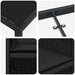 Set de masă pentru grădină cu pernă 5 pcs Negru poliratan - WALTI WALTI