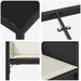 Set de masă pentru grădină cu pernă 9 pcs Negru poliratan - WALTI WALTI