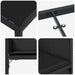 Set de masă pentru grădină cu pernă 9 pcs Negru poliratan - WALTI WALTI