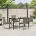 Set de 4 scaune de grădină cu pernă 5 pcs Gri 140 x 70 x 73 cm - WALTI WALTI