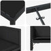 Set de masă pentru grădină 5 pcs Negru poliratan - WALTI WALTI