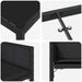 Set de masă pentru grădină 5 pcs Negru poliratan - WALTI WALTI