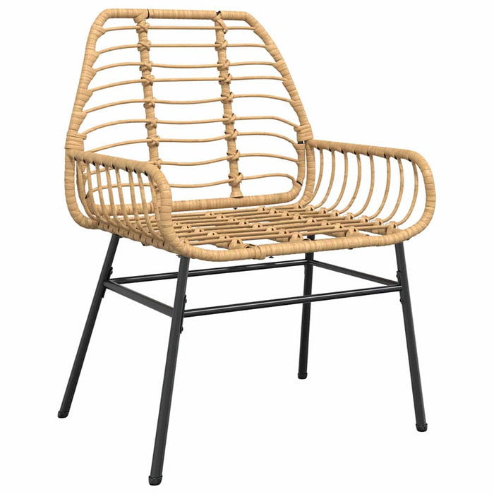 Set de masă pentru grădină 7 pcs Maro poliratan - WALTI WALTI