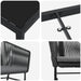 Set de masă pentru grădină cu pernă 7 pcs Negru - WALTI WALTI