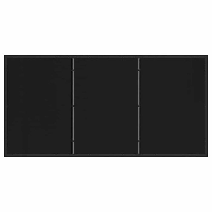 Set de masă pentru grădină 5 pcs Gri poliratan - WALTI WALTI