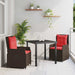 Set de masă pentru grădină 3 pcs Maro Rattan poli - WALTI WALTI