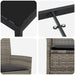 Set de masă pentru grădină 7 pcs Gri poliratan - WALTI WALTI