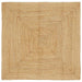 Covor Bej 120 x 120 cm Iută - WALTI WALTI