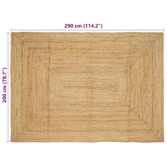 Covor Bej 200 x 290 cm Iută - WALTI WALTI