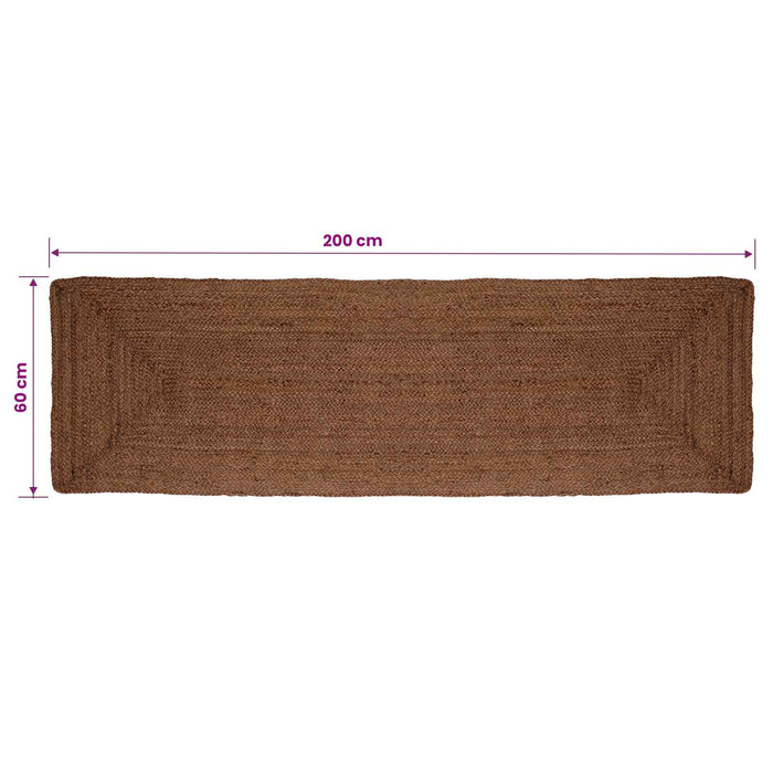Covor de zonă Gri 60 x 200 cm Iută - WALTI WALTI