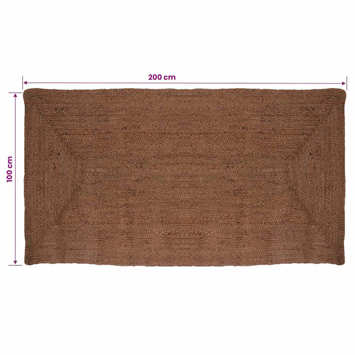 Covor de zonă Gri 100 x 200 cm Iută - WALTI WALTI