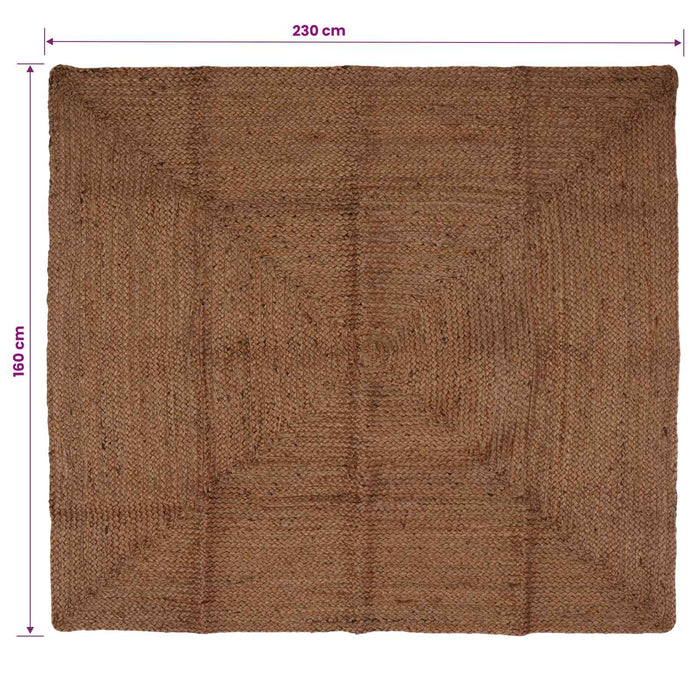 Covor de zonă Gri 160 x 230 cm Iută - WALTI WALTI