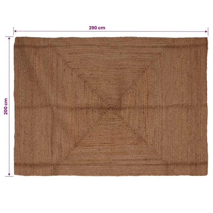Covor de zonă Gri 200 x 290 cm Iută - WALTI WALTI