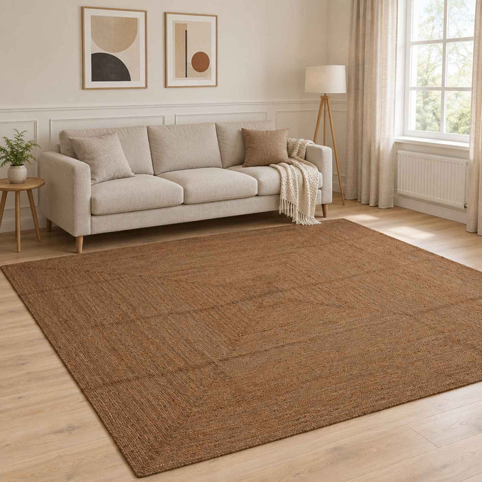 Covor de zonă Gri 300 x 300 cm Iută - WALTI WALTI