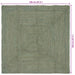 Covoare de zonă Dreptunghiular Verde măsliniu 120 x 120 cm Iută - WALTI WALTI