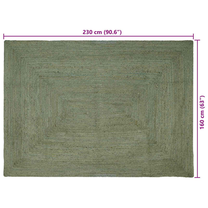 Covoare de zonă Dreptunghiular Verde măsliniu 160 x 230 cm Iută - WALTI WALTI
