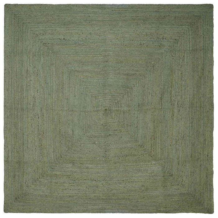 Covoare de zonă Pătrat Verde măsliniu 240 x 240 cm Iută - WALTI WALTI