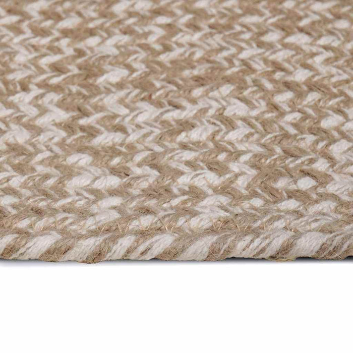 Covoare de zonă Dreptunghiular Natural și Alb 60 x 110 cm Iută - WALTI WALTI