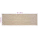 Covor Natural și alb 60 x 250 cm Iută - WALTI WALTI