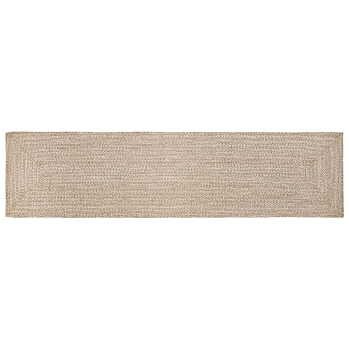Covor Basketweave Natural și alb 60 x 400 cm Iută - WALTI WALTI