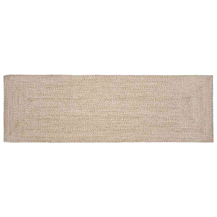 Covor Natural și alb 80 x 250 cm Iută - WALTI WALTI