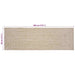 Covor Basketweave Natural și alb 80 x 300 cm Iută - WALTI WALTI