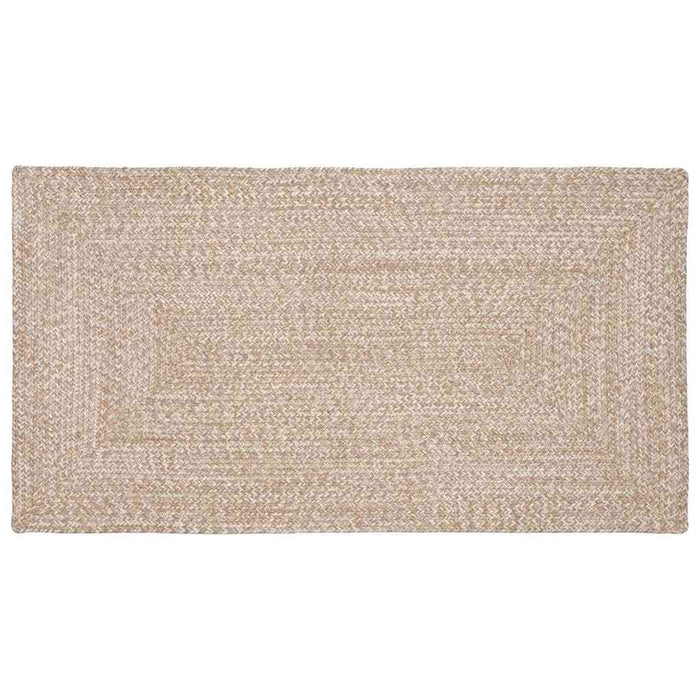 Covor Natural și alb 100 x 200 cm Iută - WALTI WALTI