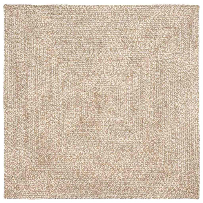 Covoare de zonă Natural și Alb 160 x 160 cm Iută WALTI